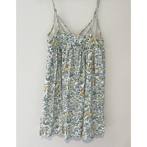 Hill House Aurora Sleep Nap Dress XL Floral Woodland Forest Print V Neck - Picture 2 of 4